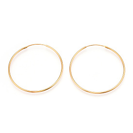 925 Sterling Silver Earring Hoop, with 925 Stamp