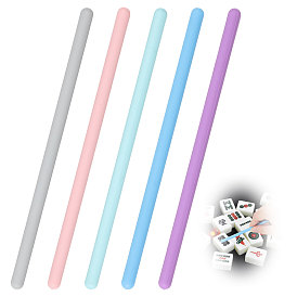 15шт. 5 цветные силиконовые палочки для перемешивания, для уф-смолы, изготовление ювелирных изделий из эпоксидной смолы, придерживаться