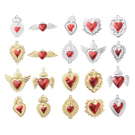 304 нержавеющей стальной эмали подвески, шарма сердца