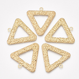 Железные подвески с гладкой поверхностью, чеканный, треугольные