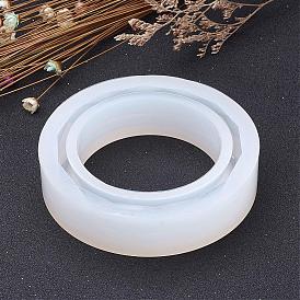 Diy moldes de brazalete de silicona, moldes de resina, para resina uv, fabricación de joyas de resina epoxi