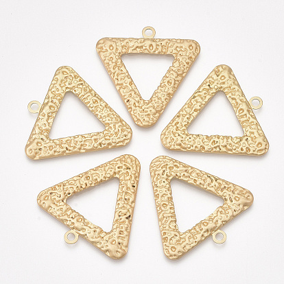 Железные подвески с гладкой поверхностью, чеканный, треугольные