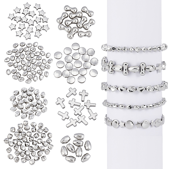 8 наборы 8 стили ccb наборы пластиковых бусин, ювелирные аксессуары своими руками, разнообразные