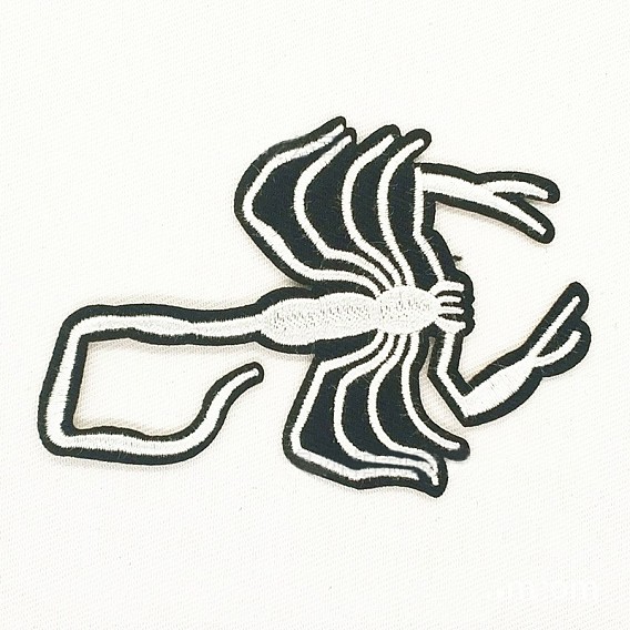 Компьютеризированная вышивка тканью утюжок на / шить на заплатках, аксессуары для костюма, скорпион