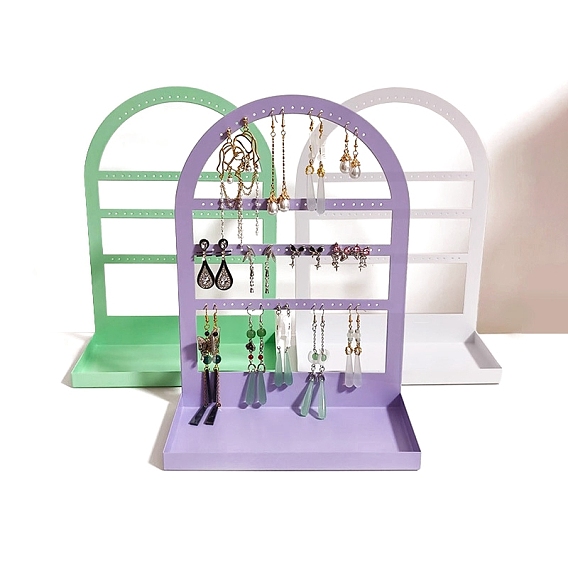 Железные выставочные витрины ювелирных изделий, держатель органайзера для колье, браслет дисплей, украшения для дома