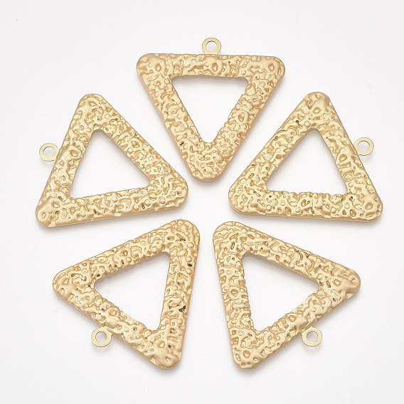 Железные подвески с гладкой поверхностью, чеканный, треугольные