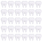 80Pcs Opaque Resin Cabochons, Tooth