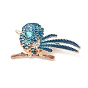Булавки с птичьей эмалью, Броши из сплава со стразами для рюкзака