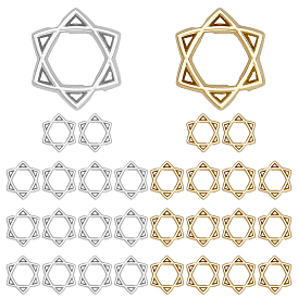 30шт. прочная рама из сплава с покрытием, для евреев, звезда Давида