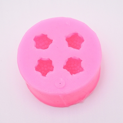 3 d moules en silicone de qualité alimentaire à la fraise, moules fondants, pour la décoration de gâteau de bricolage, chocolat, candy, fabrication de bijoux en résine uv & résine époxy