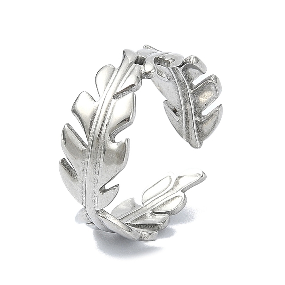 304 из нержавеющей стали манжеты кольца, греческая форма листьев