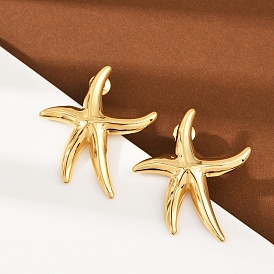 304 из нержавеющей стали серьги, морская звезда