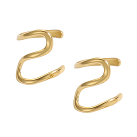 304 серьги-манжеты из нержавеющей стали, линия