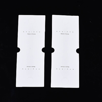 Cartes d'affichage de bijoux en carton, étiquettes volantes de bijoux