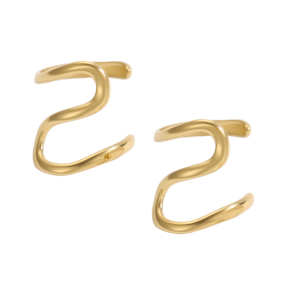 304 серьги-манжеты из нержавеющей стали, линия