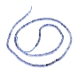 Natural Iolite Beads Strands, Faceted, Round