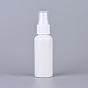 Portable PET Plastic Refillable Spray Bottle, with PP Plastic Mist Pump & Cap, Perfume Atomizer
