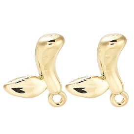 Alloy Stud Earring Finding Accessories, Leaf