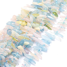 Природные морганит нитей бисера, самородки