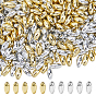 1600Pcs 2 Colors Plating Eco-Friendly Plastic Beads, Oval