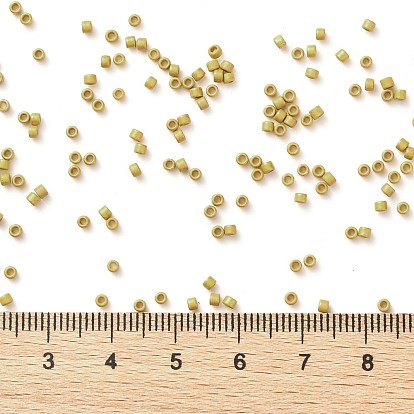 Cylinder Seed Beads, Frosted Colors, Uniform Size