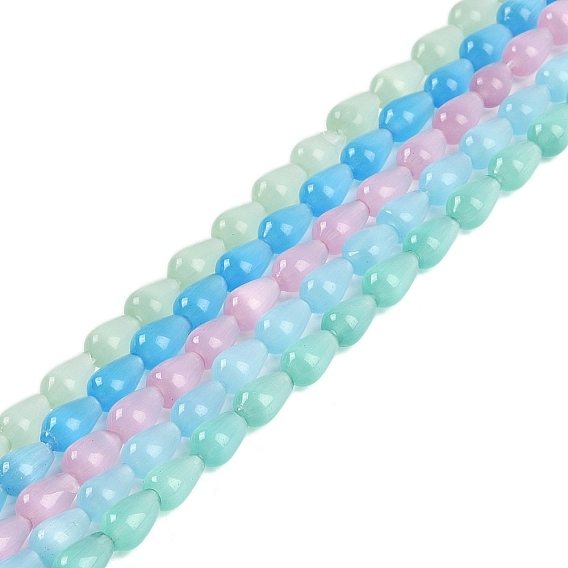 Кошачие глаза, граненые, слеза