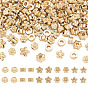 100Pcs 5 Styles Tibetan Style Alloy Beads