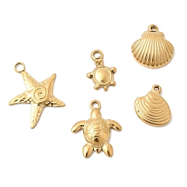 Серия океан 304 подвески из нержавеющей стали, золотые