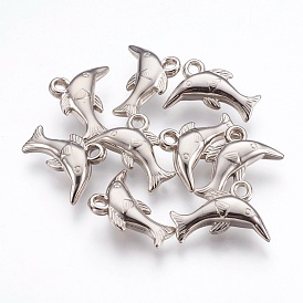 CCB Plastic Pendants, Dolphin