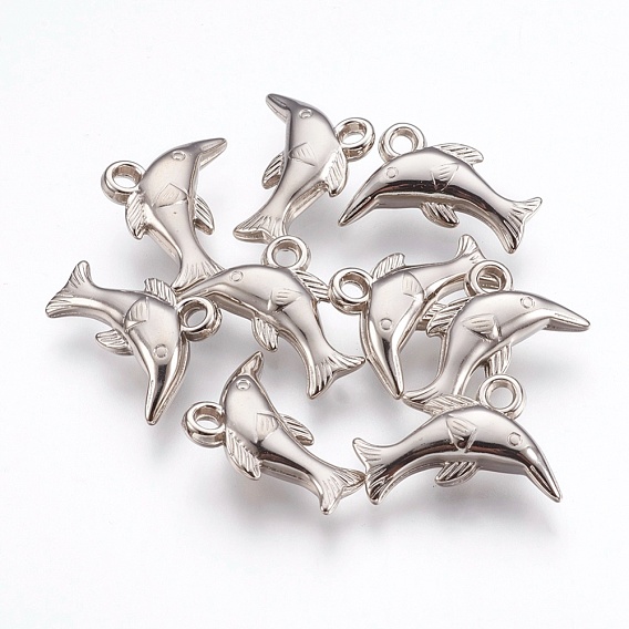 CCB Plastic Pendants, Dolphin