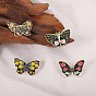 Retro Flower Butterfly Alloy Brooch Pin for Fashion Clothes and Bags