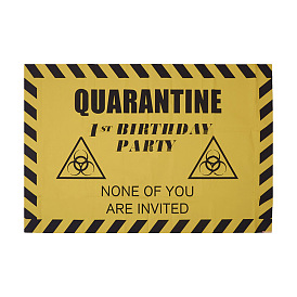 Gorgecraft 2020 Quarantine Birthday Decorations, Vinyl Photo Cloth Fabric, for DIY Quarantine Birthday Party