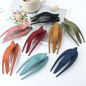 Lazy Style Hair Clip for Women, Duckbill Clamp Headwear with No Trace, Hairpin Plate Tool
