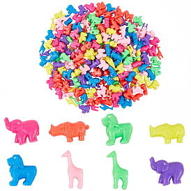 400г полистирольные (пс) пластиковые шарики, смешанные формы животных