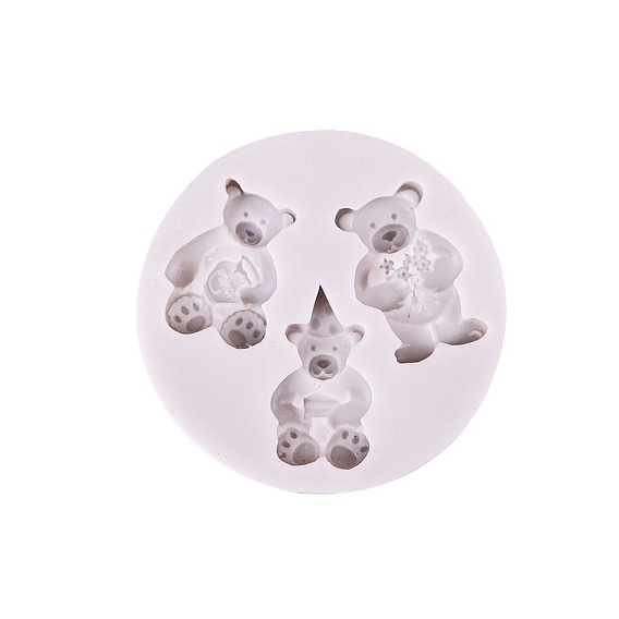 Силиконовые формы для свечей своими руками, для изготовления свечей, медведь
