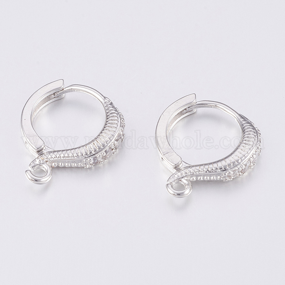 China Factory Br Micro Pave Cubic Zirconia Leverback Earring Br Micro Pave Cubic Zirconia Leverback Earring Findings 00s9dr