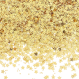 150G 30000Pcs Plastic Beads, Star