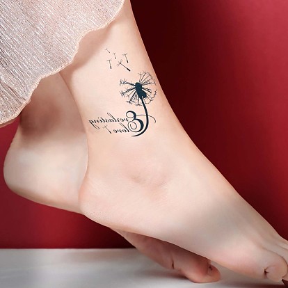 China Factory Dandelion Temporary Tattoos, Tiny Tattoo Stickers, Waterproof  3D Plant Tattoo for Arm Hand Leg Decoration, With Word 60x150mm in bulk  online 