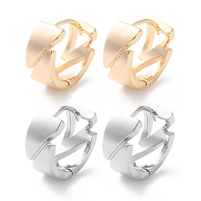 Латунные серьги обруча, долговечный