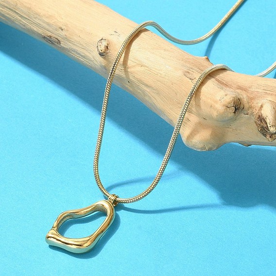 Ионное покрытие (ip) 304 ожерелья с подвесками из нержавеющей стали