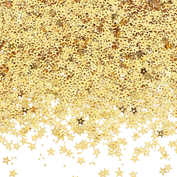 150G 30000Pcs Plastic Beads, Star