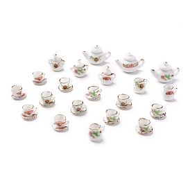 Porcelain Tea Sets, Home Decoration, Teapot & Teacup & Saucer