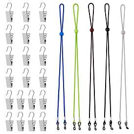 Зажим для канвы для вышивки крестиком, железный зажим с резиновым ремешком