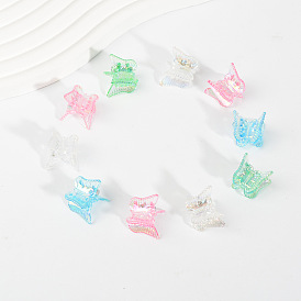Mini Delicate Hair Claw Clips for Girls, Princess Headband Accessories and Hairpins Set