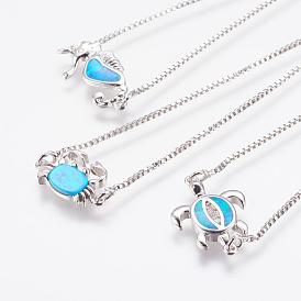 Long-Lasting Plated Adjustable Brass Slider Bracelets, Bolo Bracelets, with Synthetic Opal