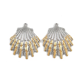 304 подвески из нержавеющей стали, ионное покрытие (ip), шарм в форме ракушки