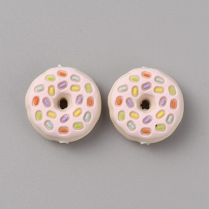 Donut Silicone Beads, Chewing Beads For Teethers, DIY Nursing Necklaces Making