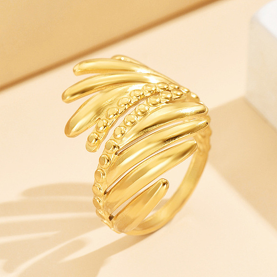 304 открытые кольца манжеты из нержавеющей стали, крылья