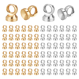 200 шт. 2 цвета, латунные бусины, подвесные дужки, для подвесных планок