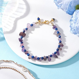 Браслеты из бисера с натуральными драгоценными камнями для женщин